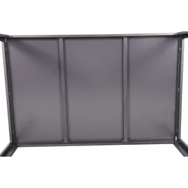 Trendline Glastisch New York Gartentisch 150 x 96 x 74 cm Anthrazit