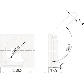 Berker Rahmen mit Klappdeckel polarweiß glänzend