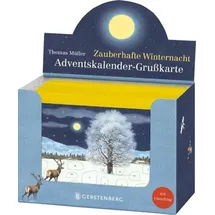 Gerstenberg Verlag VE Zauberhafte Winternacht Adventskalender-Grußkarten 20 Ex.
