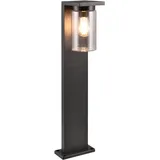 Trio Außen-Stehlampe IP44 16 cm x 65 cm inkl. Dämmerungssensor schwarz