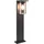 Trio Außen-Stehlampe IP44 16 cm x 65 cm inkl. Dämmerungssensor schwarz