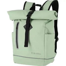 Travelite Basics Roll-Up Rucksack Plane Hellgrün