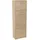 home collective Schuhschrank 50 x 152 x 28 cm mit 4 Schubladen / beige