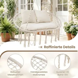 Fantask Hängesessel Boho Beige