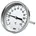 Bimetallthermometer hochw Ausführung L1 160/L2 140 Ø100 0 C bis 160 C