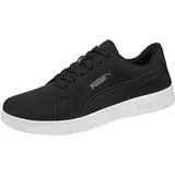 PUMA Safety STELLAR Rutschhemmende Berufsschuhe – rutschfeste O2 Arbeitsschuhe, metallfrei, wasserabweisend – ideal als Kochschuhe & Arbeits- Sneaker - Schwarz Größe 39 - 39 EU