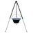 Grillplanet Dreibein Gulaschkessel 10 l emailliert schwarz