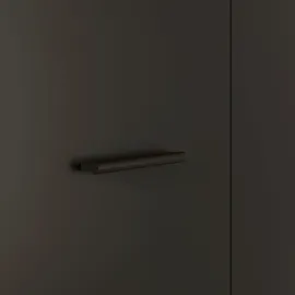 Forte NET106 Garderobenschrank 68,7 x 36,5 x 181,1 schwarz