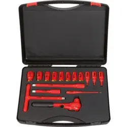 KS Tools 1/2" Isolierter Steckschlüssel-Satz, 16-teilig