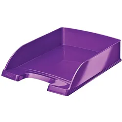 LEITZ Briefkorb WOW violett, C4, stapelbar, Maße: 255 x 70 x 357 mm