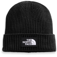 THE NORTH FACE NF0A3FJXJK3 TNF Logo Box Cuffed Beanie Hat Unisex Adult Black Größe OS
