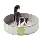 Hundepool, faltbares Haustier-Schwimmbad 80 x 20 cm/100 x 30 cm/120 x 30 cm Kinderpools, tragbare Doggy-Pools für kleine mittelgroße große Hunde Enten