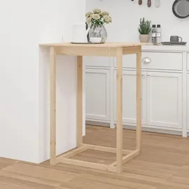 vidaXL Bartisch 80 x 80 x 110 cm Braun
