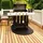 Tulup Grill-Unterlage 80 x 90 cm Metall Schwarz