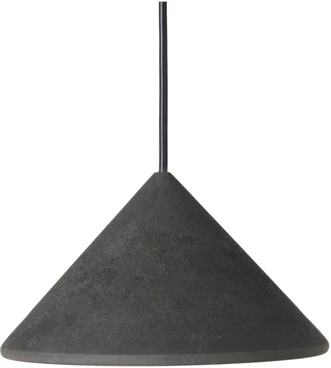 Mater Terra Pendelleuchte, coffee waste black