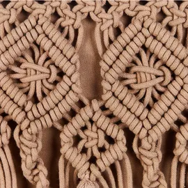 Beliani BAMIAN Dekokissen 45 x 45 cm Braun