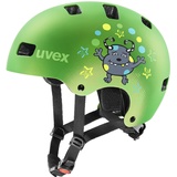 Uvex kid 3 cc - robuster Fahrradhelm für Kinder- individuelle Größenanpassung - optimierte Belüftung - green matt - 55-58 cm