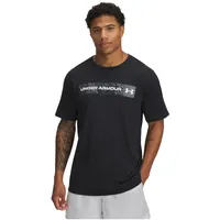 Under Armour Camo Chest Stripe SS Black Marine od