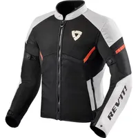RevIt! Revit GT-R Air 3 Textiljacke - Schwarz/Weiß/Neon-Rot /