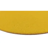 Pinnwand aus Kork RUND Ø 60cm | 10mm Stark | Hochwertige Korkplatte | Geeignet als Pinnwand, Modellbau oder als Bastel-Unterlage, in verschieden Farben erhältlich (Gelb)