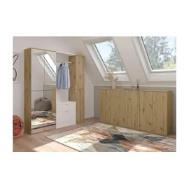 Möbel Boss Projekt X Garderobe 152x193x34 beige