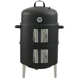GLÜHZONE Holzkohlegrill RS 400, Smoker 3 in 1, BBQ, Grill, Feuerstelle