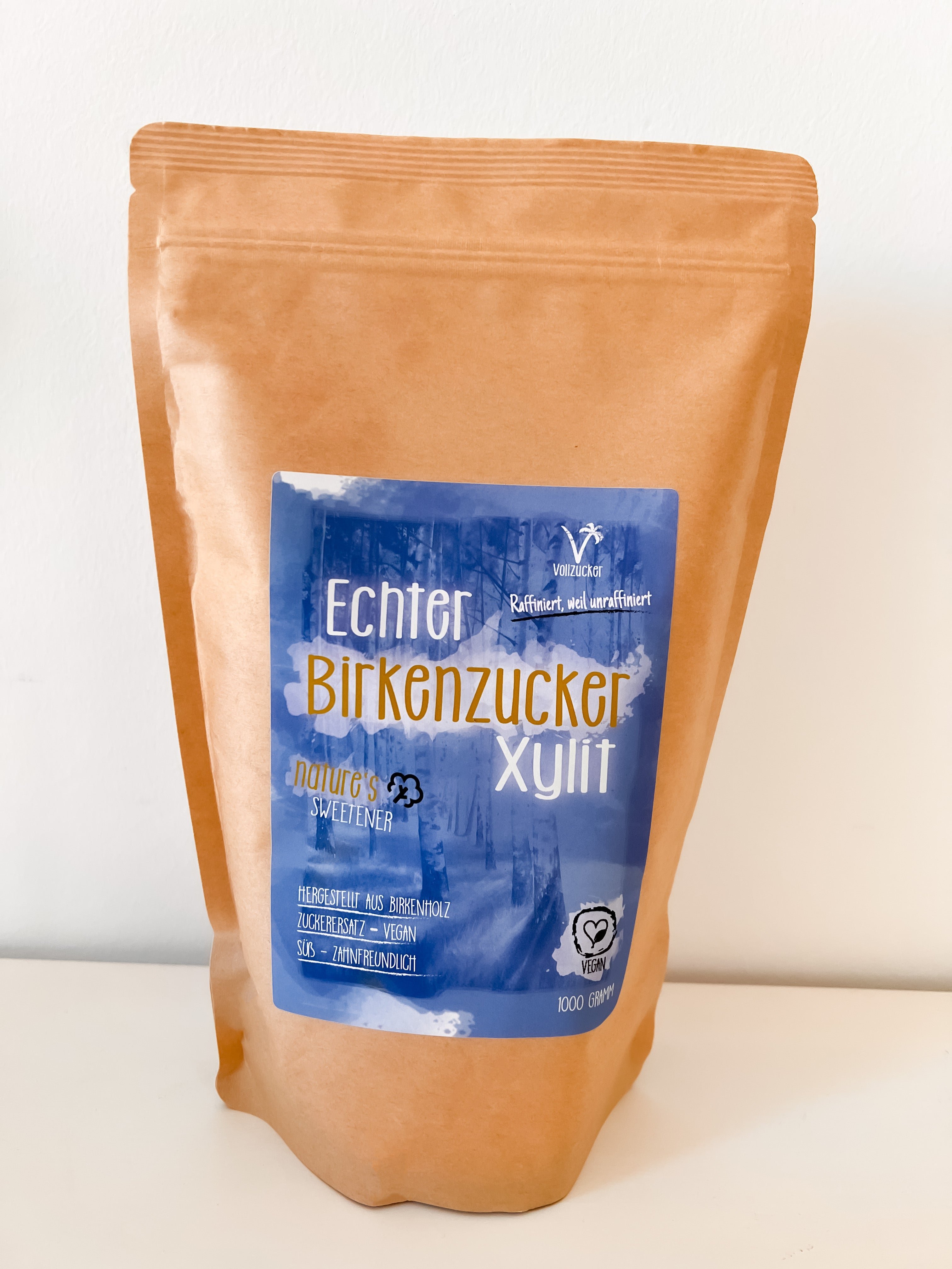 Echter Birkenzucker - Finnischer Xylit ohne Mais 1 Kilo 