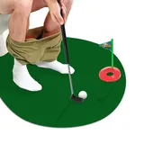 Mad Monkey Minigolfspiel mit Schläger & Bällen Toiletten Golf Set, Klo Minigolf, Einheitsgröße