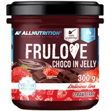 ALLNUTRITION Frulove Choco In Jelly, 300 g Glas, Strawberry