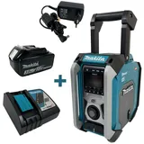 Makita MR007G Akku-Baustellenradio mit Akku 3 Ah und Ladegerät DC18RC