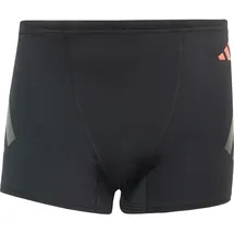 adidas Ripstream Boxer-Badehose Black / Lucid Red S/M