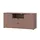 Forte Ganymede TV-Lowboard 129,8 cm Terrakotta/Metall