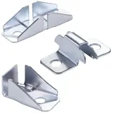 boomet Wandregalhalter Aufsteckhalter für Regalboden, 12-tlg., Regalsystem Wandregalhalter Regalverbinder