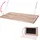 MCW Wandtisch 100 x 52 x 45 cm braun