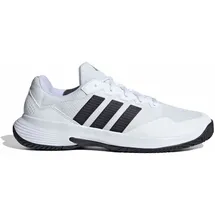 adidas Gamecourt 2 White/Black/Silver Met. 46 2/3