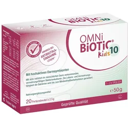 OMNi BiOTiC 10 Kids - bei Antibiotika-Einnahme von Kindern
