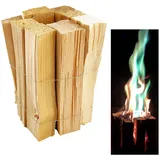 Farbiges Schwedenfeuer - FireChallenge - Schwedenofen aus Scheitholz mit Feuerfarbe für Feuerschale
