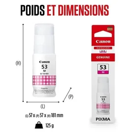 Canon GI-53M Tintenflasche magenta 4681C001
