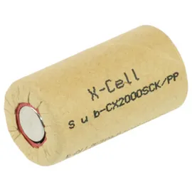 XCell Akku Sub-C 1,2V 2000mAh 10 Stück