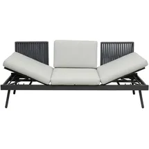 Outdoor Edge Bali Gartensofa Loungesofa grau