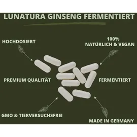 Lunatura Ginseng fermentiert Kapseln 60 St.