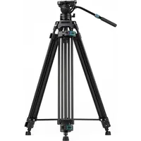 FotoPro DV 3 Aluminium Black Stativ, Schwarz