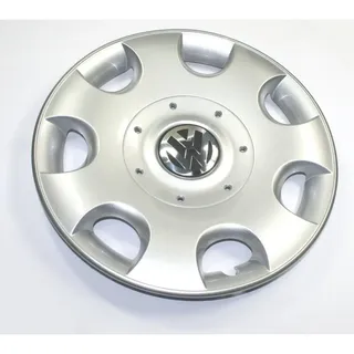 Volkswagen 5H0601147CUWP Radzierblende (1 Stück) Radkappe 16 Zoll Radblende Stahlfelge, silber/schwarz