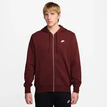 Nike Herren Sweatjacke Club FN3861-619 XL - Dk Team Red/Dk T Red/Wht - XL