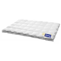 HANSKRUCHEN Bettdecke Daunen 155x220 cm extra Leicht waschbar Allergiker Sommerbettdecke atmungsaktiv Daunendecke weiss - Weiß