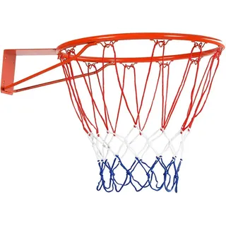 komfotteu GOPLUS Ø45cm Basketballkorb mit Ring & Netz, mit Standard Rim Basketball Board , Türmontage / Wandmontage, für Indoor & Outdoor