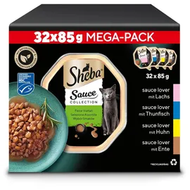 Sheba Sauce Collection Feine Vielfalt 32 x 85 g