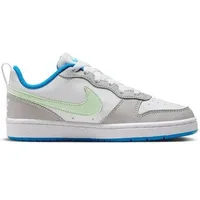 NIKE Kinder Freizeitschuhe COURT BOROUGH LOW RECRAFT (GS), Größe 39 in Silber LT IRON ORE/VAPOR GREEN-WHITE-PHOTO 005