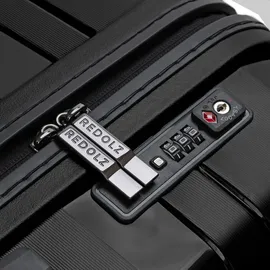 Redolz Essentials 10 Koffer-Set 3-tlg. schwarz/metallic