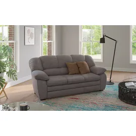 Cotta 2,5-Sitzer COTTA "Casino", grau (dunkelgrau), B:191cm H:88cm T:92cm, 100% Polyester, Sofas, Polstergarnitur, auch als Set erhältlich